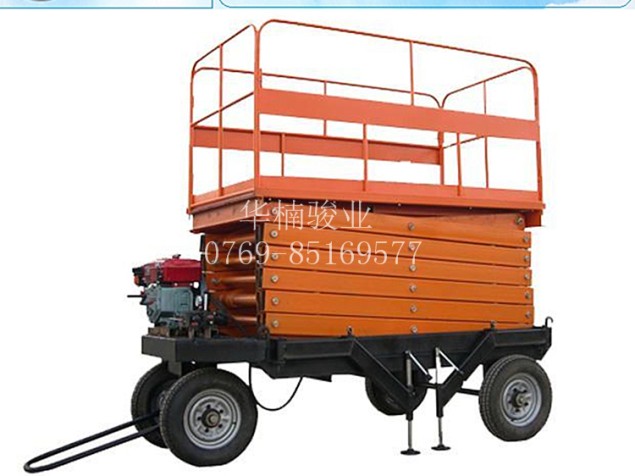 液壓剪叉升降機 高空作業平臺 可移動升降車 手推式升降機