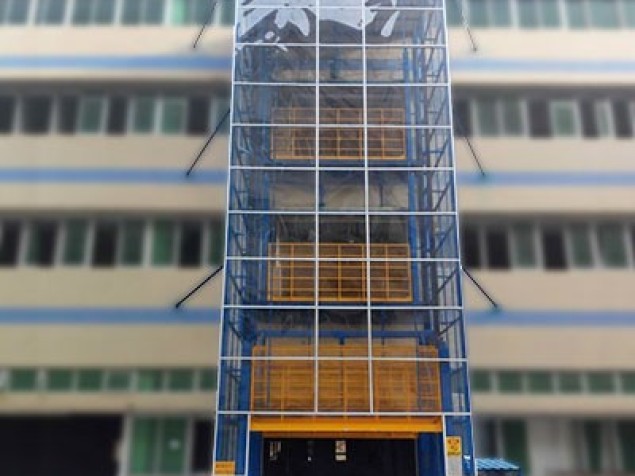 室外直頂式升降機