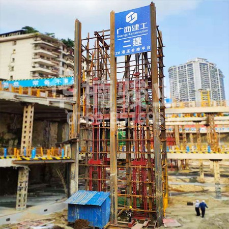 深坑提土直頂升降機案例